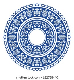 Mongolian traditional ornaments. This round ornaments were created by Mongolian traditions. If you want to use this awesome design element, it would be the best choice. 