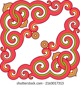 Mongolian traditional patterns and elements