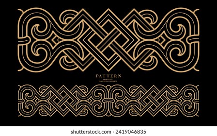 Mongolian traditional patterns and elements
