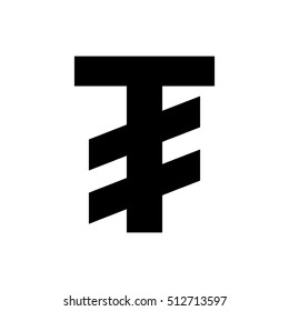 Mongolian Tugrik sign icon.Money symbol.