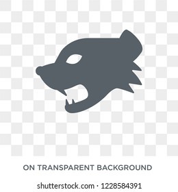 Mongoose icon. Trendy flat vector Mongoose icon on transparent background from animals  collection. 