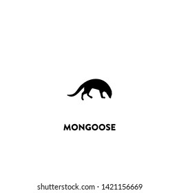 mongoose icon vector. mongoose sign on white background. mongoose icon for web and app