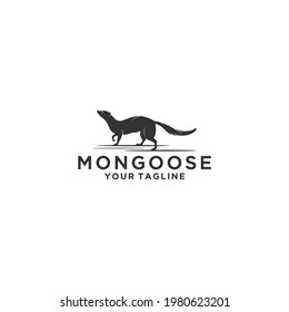 Mongoose logo with an illustration of Mongoose looking for food