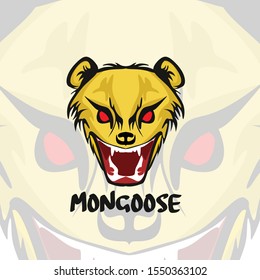 Mongoose Mascot Logo Vector Design