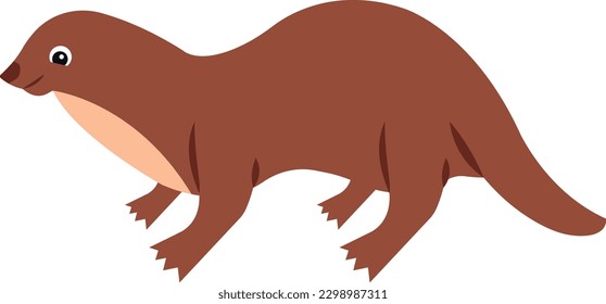 mongoose Vector illustration on a transparent background. Premium quality symbols.  Icons for concept and graphic design.