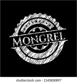 Mongrel on blackboard