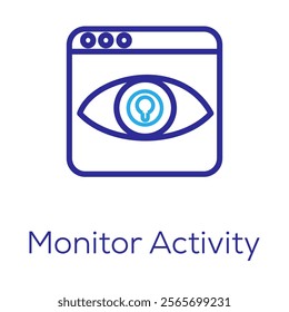 Monitor Activity Icon – Browser Eye for Activity Tracking