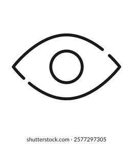 Monitor Activity Icon – Eye Symbol Representing AI-Based Monitoring and Surveillance