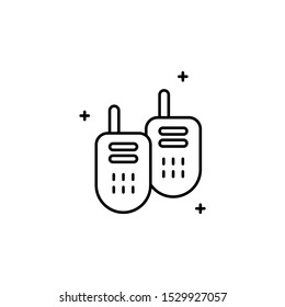 monitor, baby, vector, icon. Illustration isolated vector sign symbol