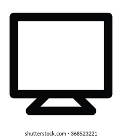 Monitor Bold Line Vector Icon
