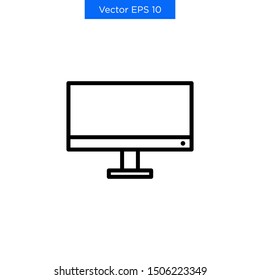 Monitor Business Icon Vector Best Simple Premium