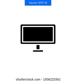 Monitor Business Icon Vector Best Simple Premium