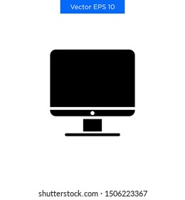 Monitor Business Icon Vector Best Simple Premium