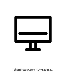 monitor button on icon toll 