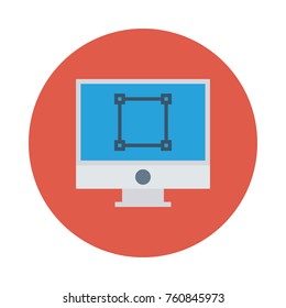  monitor circle flat