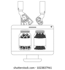 monitor computer with hand saver online