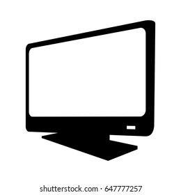 monitor computer isolated icon