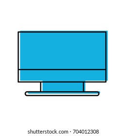 monitor computer isolated icon