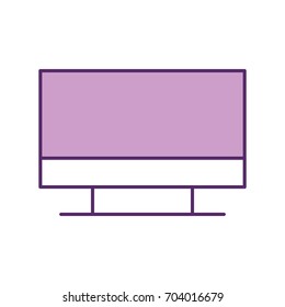 monitor computer isolated icon