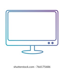 monitor computer isolated icon