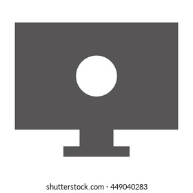 monitor computer isolated icon design, vector illustration  graphic 