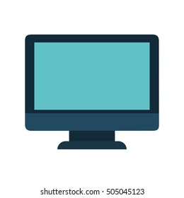monitor computer isolated icon vector illustration design