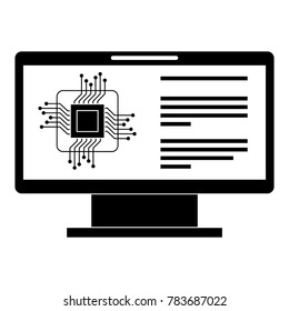 monitor computer with processor circuit