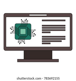 monitor computer with processor circuit