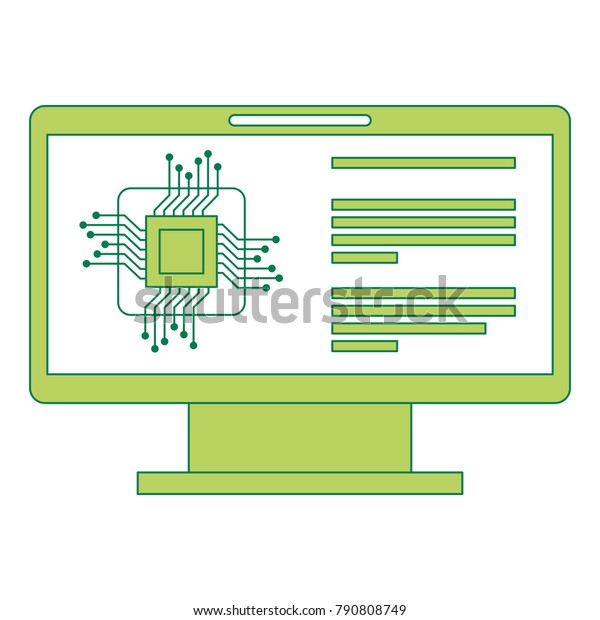 monitor computer with
processor circuit