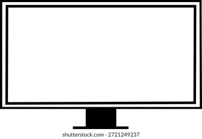 Monitor-Computerfernsehstartsymbol