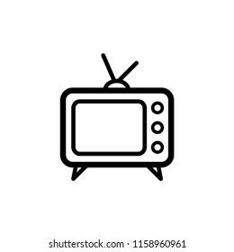 Monitor device vector icon illustration.