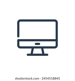 Monitor Display Screen for Visual Output from Computer