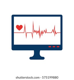 monitor ekg graphic icon