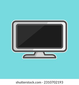 Monitor free icon vector on trendy design