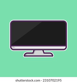 Monitor free icon vector on trendy design