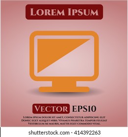 Monitor high quality icon