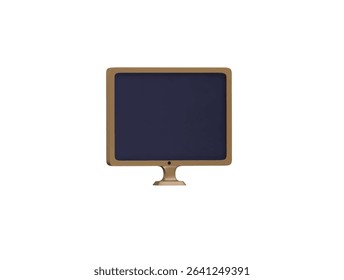 monitor icon 3d illustration render