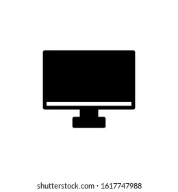 monitor icon black and white