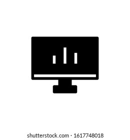 monitor icon black and white