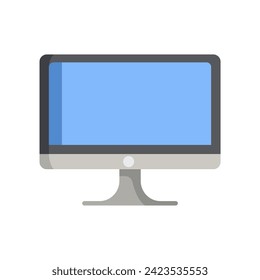 monitor icon of color style design vector template