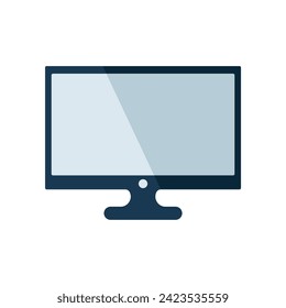 monitor icon of color style design vector template
