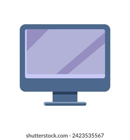 monitor icon of color style design vector template