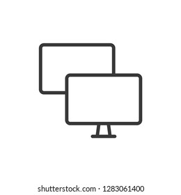 Monitor icon. Computer symbol modern, simple, vector, icon for website design, mobile app, ui. Vector Illustration