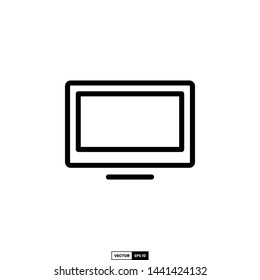 Monitor icon, design inspiration vector template for interface and any purpose