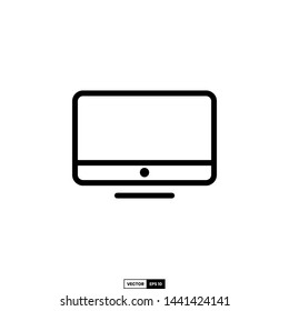 Monitor icon, design inspiration vector template for interface and any purpose