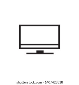 the monitor icon design template. Trendy style, vector eps 10