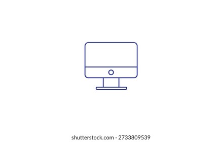 Monitor icon design for use.