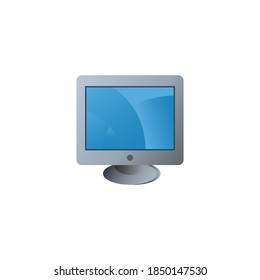 monitor icon design vector template
