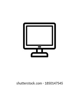 monitor icon design vector template