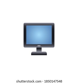 monitor icon design vector template